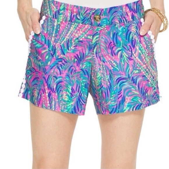 Lilly Pulitzer Callahan Shorts Pink Sunset Coco Breeze Size 4 NWT - Picture 1 of 10